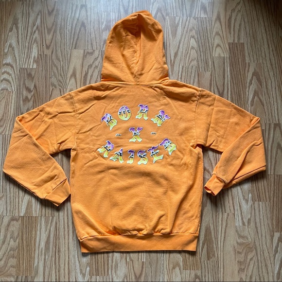 NEW BORN X RAISED UNION ROCKER ORANGE HOODIE - Picture 7 of 8